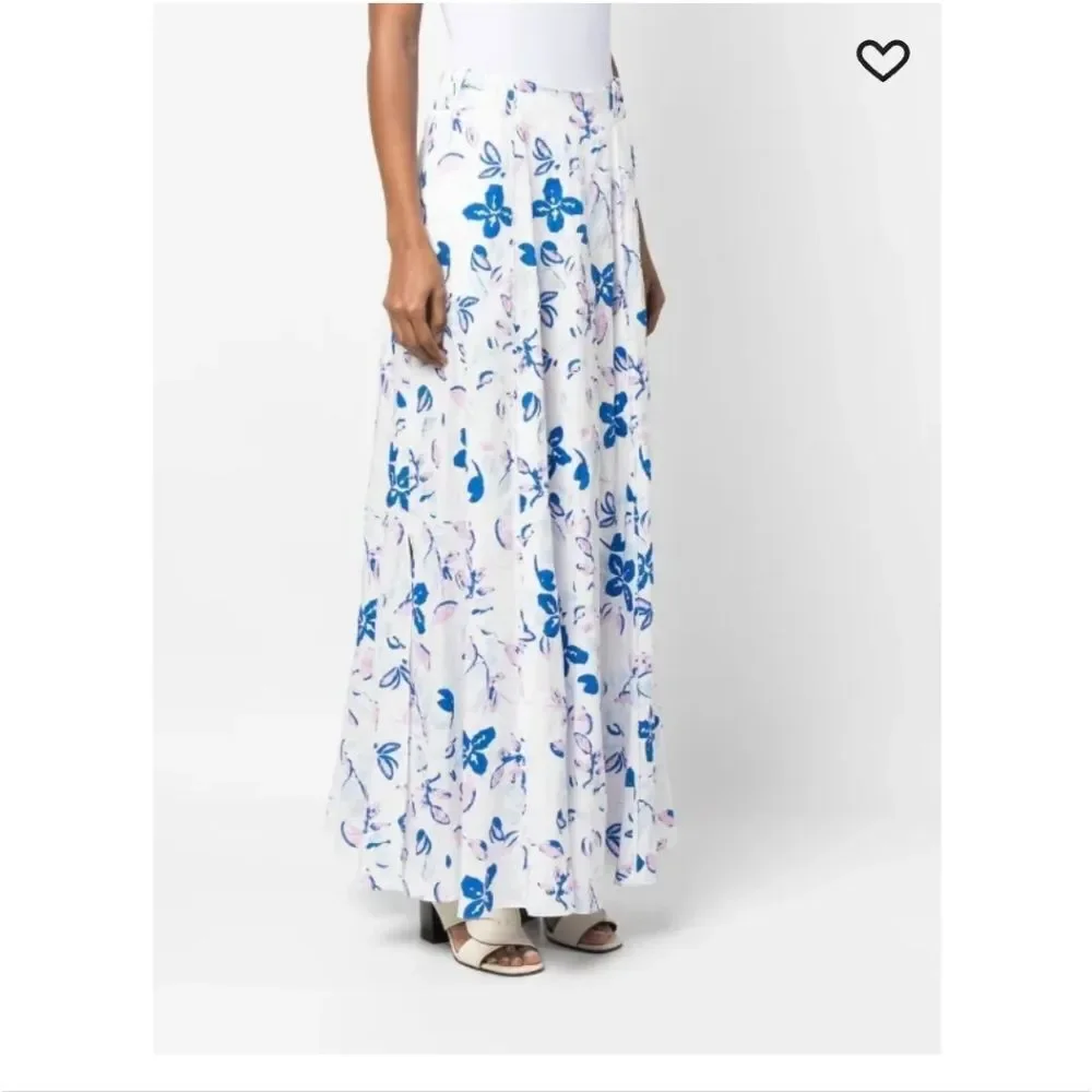 Dorothee Schumacher Bold Flowers Floral Maxi Skirt Size XXS